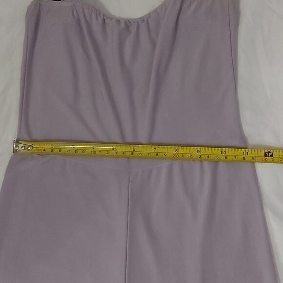 BooHoo Woman Grey Jumpsuit Romper 2 Balletcore Coquette Girl Festival Rainbow - Picture 7 of 9